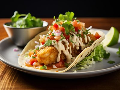 Tacos de pescado estilo Baja California